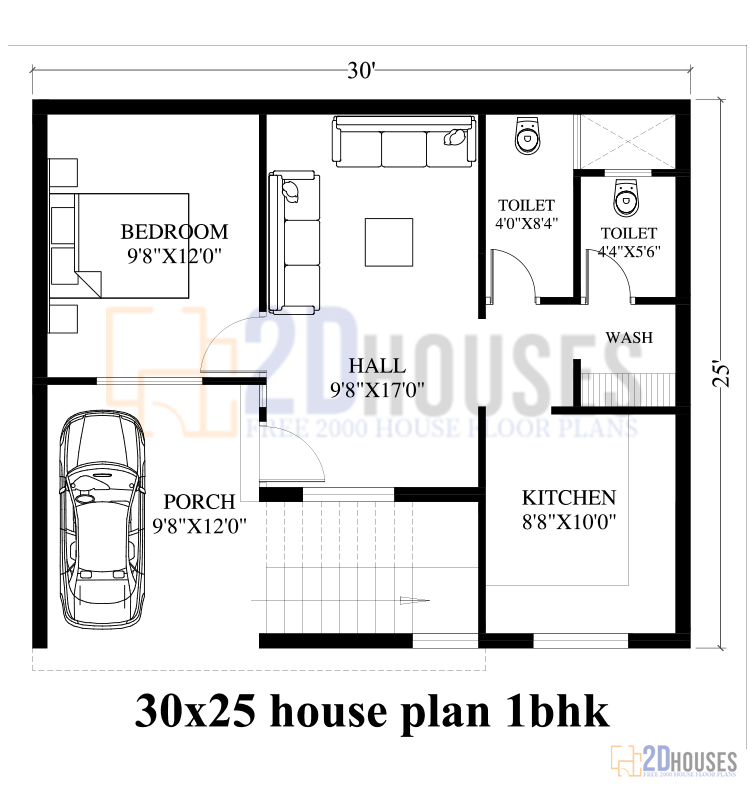 √ 800 Sq Ft House Plans 2 Bedroom Indian Style 2d Houses